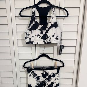 Wildfox Black and White Tue Dye and  Reversible Set